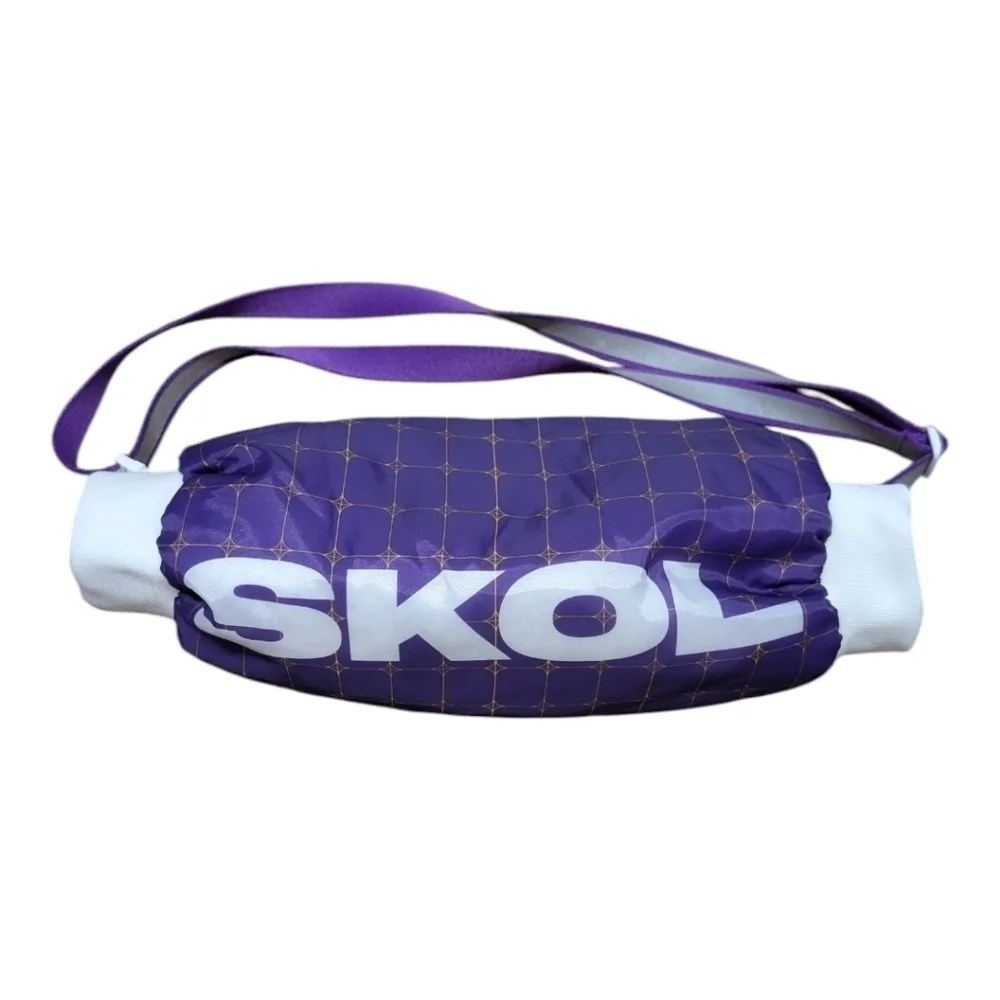 Skol Minnesota Vikings Fuzzy Hand Warmer Purple Winter Snow 3M Thinsulate